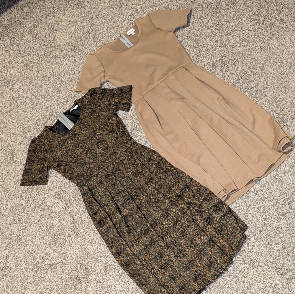 LULAROE Elegant Women's Short Sleeve Dresses XS